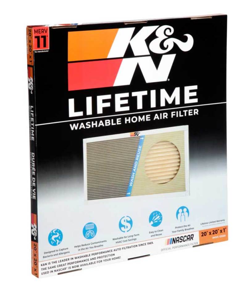 K&N HVAC Filter - 20 x 20 x 1 thumbnail 2