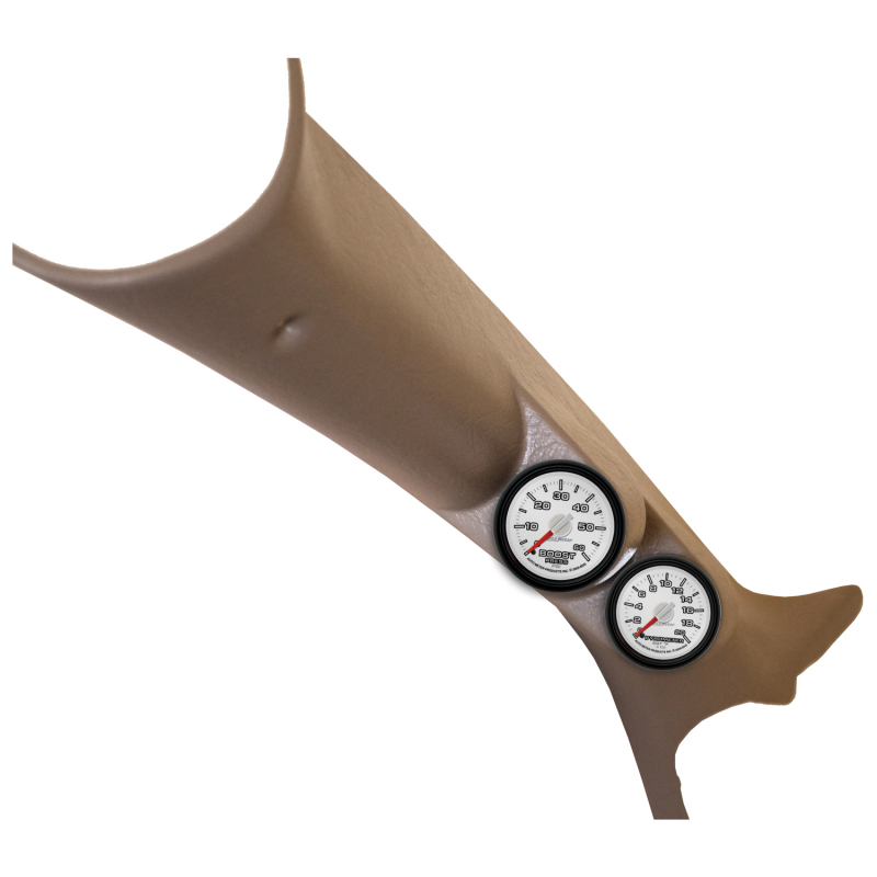 Autometer 04-09 Dodge Ram L6-5.9L Diesel A-Pillar Gauge Kit Boost/EGT 0-60PSI / 0-2000 Deg thumbnail 6