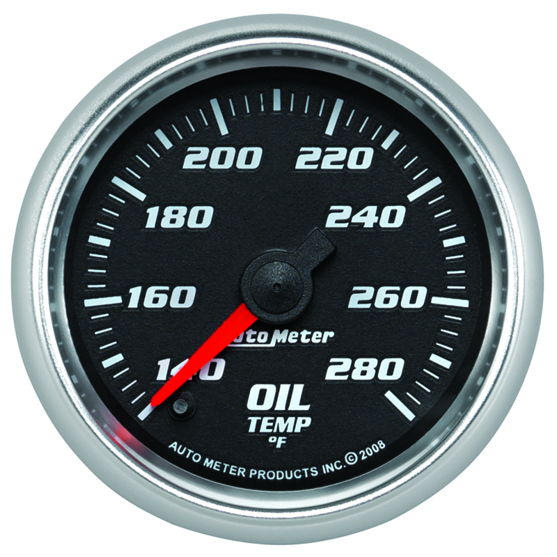 Autometer Pro-Cycle Gauge Oil Temp 2 1/16in 140-280f Digital Stepper Mo