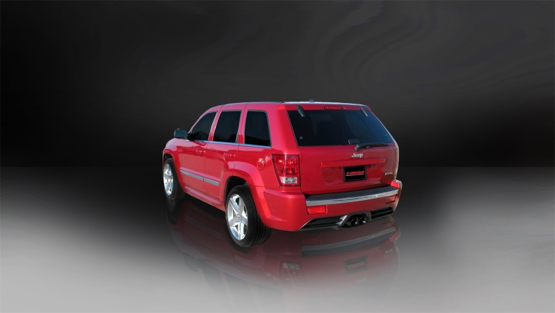 Corsa 2006-2010 Jeep Grand Cherokee 6.1L SRT-8 V8 Black Sport Cat-Back Exhaust thumbnail 3