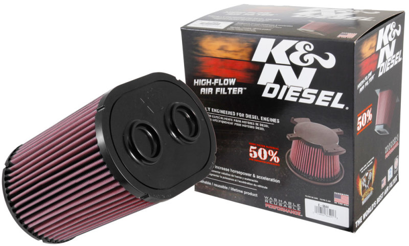 K&N 2017 Ford F250 Super Duty V8-6.7L DSL Replacement Drop In Air Filter thumbnail 8