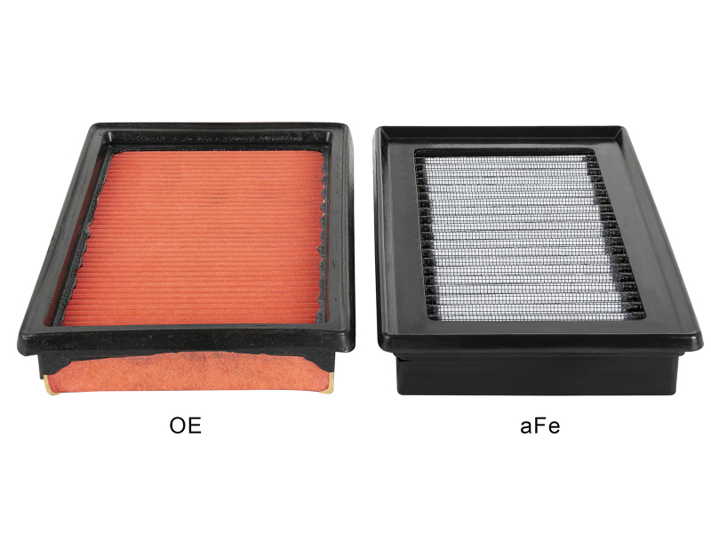 aFe Pro Dry S Air Filter Elements 31-10273 Elements, S, Synthetic, Gray, Panel, for Infiniti, for Nissan, Chevrolet, Each thumbnail 9
