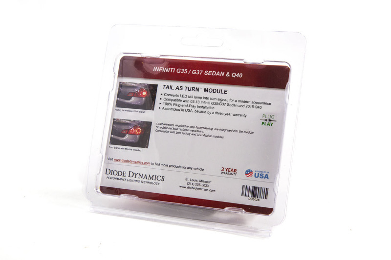 Diode Dynamics Infiniti G35/G37 Sedan/Q40 Tail as Turn Module (Pair) thumbnail 9