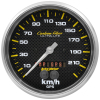 Autometer Carbon Fiber 5in. 0-225 KM/H (GPS) Speedometer Gauge thumbnail 5