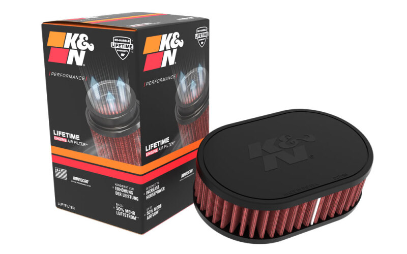 K&N Engineering Universal Clamp-On Air Filter thumbnail 5