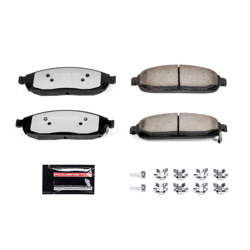 Power Stop 05-10 Jeep Grand Cherokee Front Z36 Coated Kit w/Calipers (2x psbAR8792EVC, 1x psbS4990, 1x psbZ36-1080) thumbnail 6