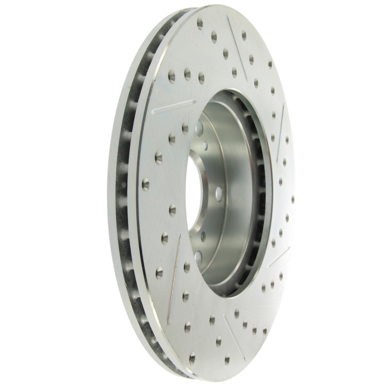 StopTech Select Sport 06-08 Honda Civic GX / 98-02 Accord V7 Slotted and Drilled Right Front Rotor thumbnail 4