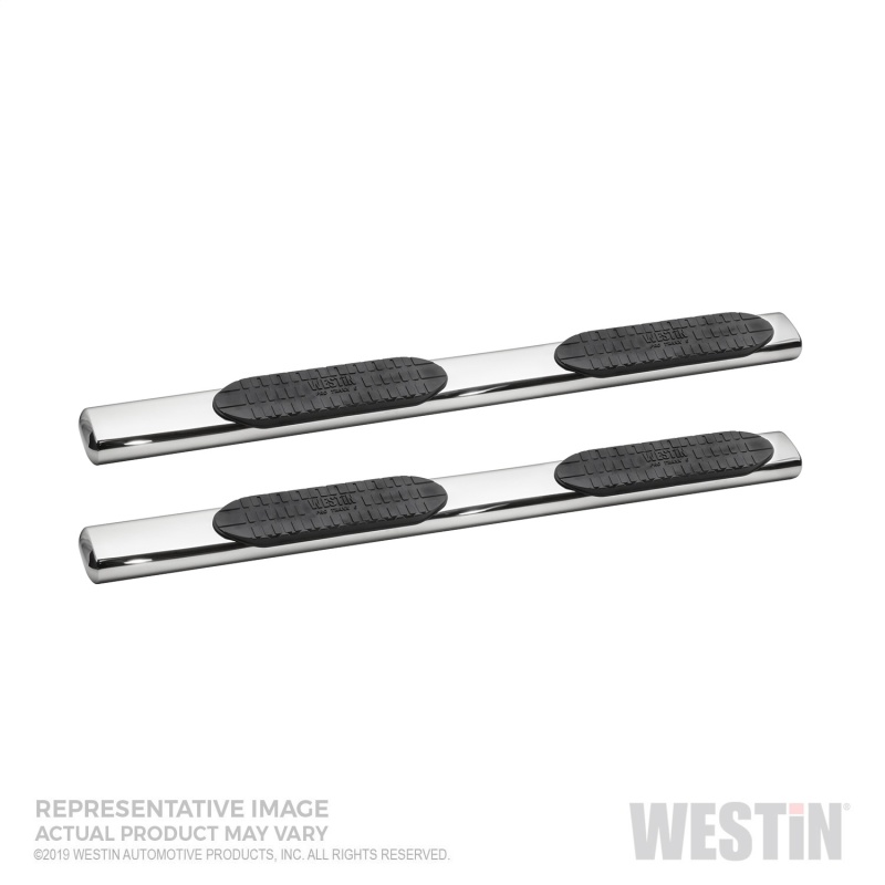 Westin 19-22 Chevrolet Silverado 1500 CC PRO TRAXX 6 Oval Nerf Step Bars - SS thumbnail 3