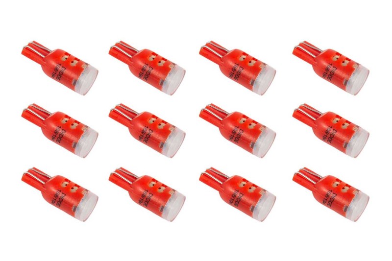 Diode Dynamics 194 LED Bulb HP5 LED - Red Set of 12 thumbnail 2