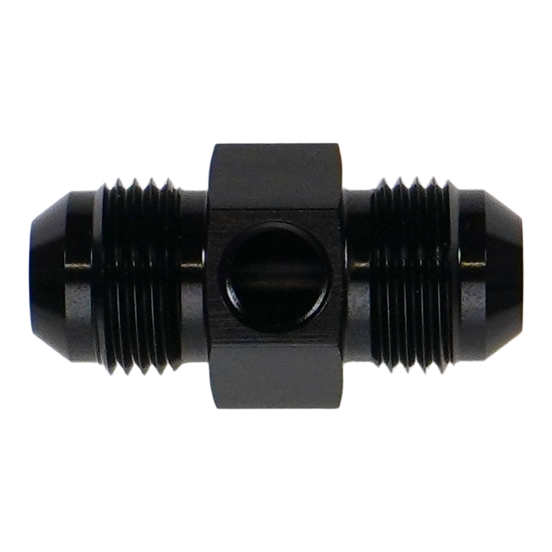 8AN Male Flare Gauge Adapter with 1/8" Gauge Port