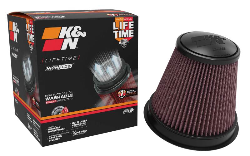 K&N Universal Air Filter 4in Flg 8-1/2in B 5in T 8in H Gen 3 thumbnail 4