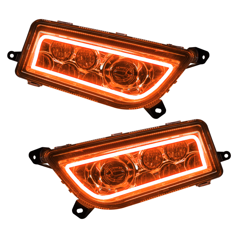 Oracle 14-21 POLARIS RZR 1000 XP Headlight Halo Kit - ColorSHIFT