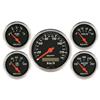 Autometer Designer Black 5 Pc Kit w/ Elec KMH Speedo, Oil Press, Water Temp, Volt, Fuel Level thumbnail 6