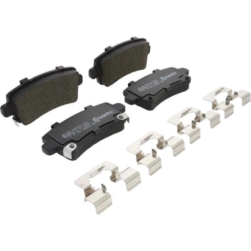 Brembo OE 13-17 Cadillac XTS/2019 XTS/14-19 Chevrolet Impala/2010 Saab 9-5 Low-Met Brake Pad - Rear thumbnail 2
