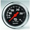 Autometer Traditional Chrome 2-1/16in 140-280 Deg F Mechanical Oil Temp Gauge thumbnail 6