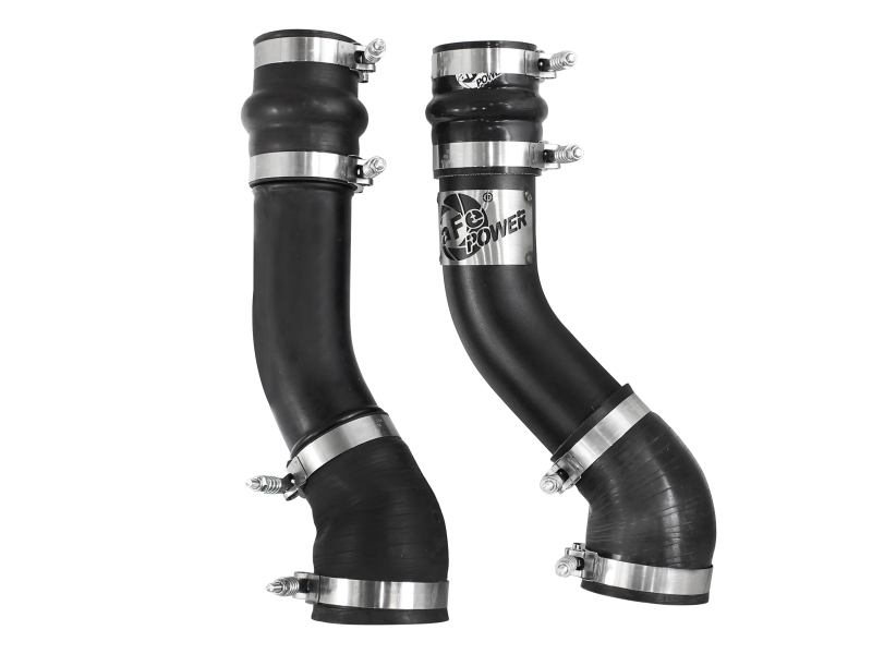 BladeRunner 3 IN Aluminum Hot Charge Pipe Black