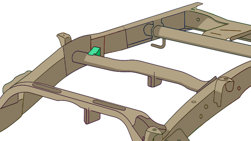 Rust Buster 07-18 Chevy Silverado/GMC Sierra Rear Upper Shock Mount thumbnail 6