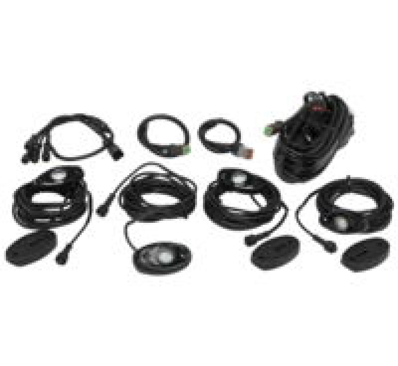 Quadboss Light Bars, Pods and Fog Lights 568565 Spotlight ROCK LIGHT KIT W/ HARNESS QB BLK thumbnail 3