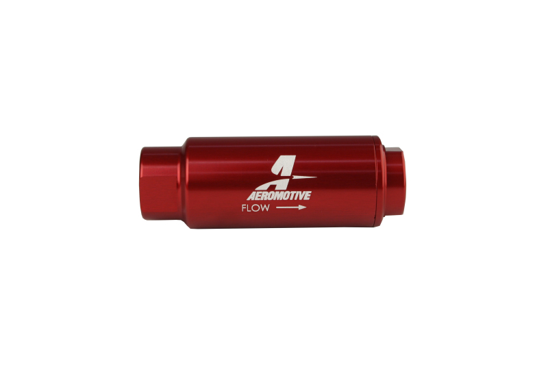 Aeromotive SS Series In-Line Fuel Filter - 3/8in NPT - 40 Micron Fabric Element thumbnail 3
