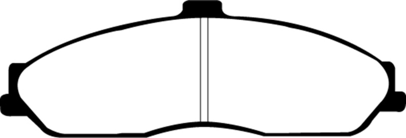 EBC 03-04 Cadillac XLR 4.6 Greenstuff Front Brake Pads thumbnail 5
