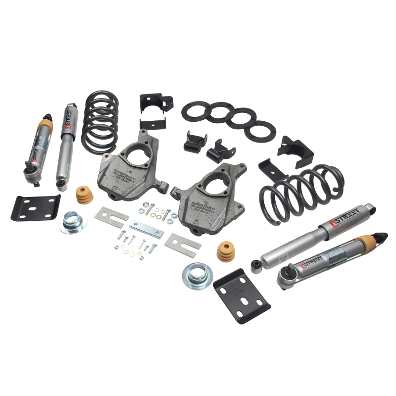 Belltech Lowering Kits with Street Performance Shock Absorbers 1015SP Kit, Coil Springs, With Shocks, 3-4 in. Front, 7 in. Rear, GM, Silverado, Sierra, Standard Cab, Kit thumbnail 6