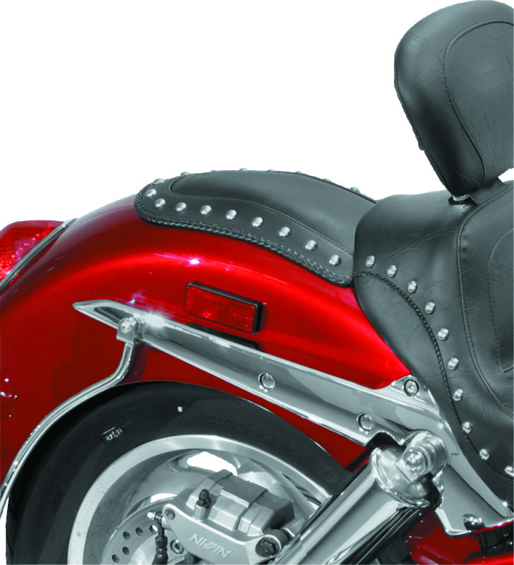Mustang 04-09 Honda VTX1300 Fender Bib w/Studs - Black