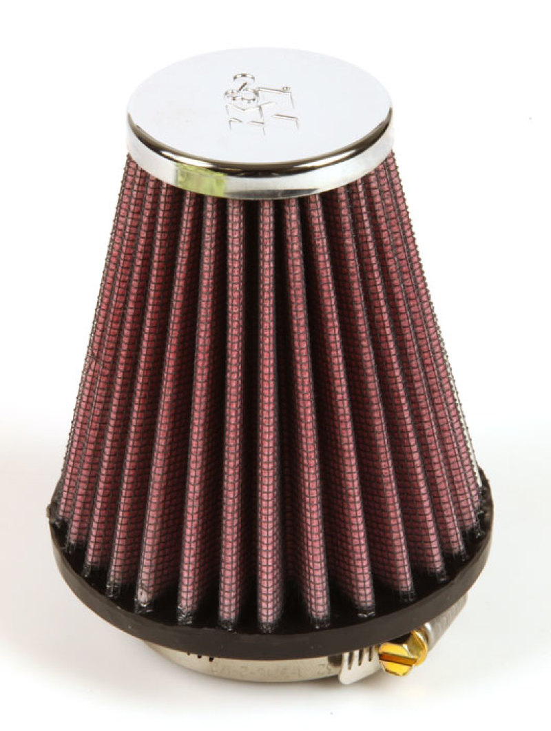 K&N Universal Chrome Filter 2.063in Flange ID x 3.5in Base OD x 2in Top OD x 4in H thumbnail 2