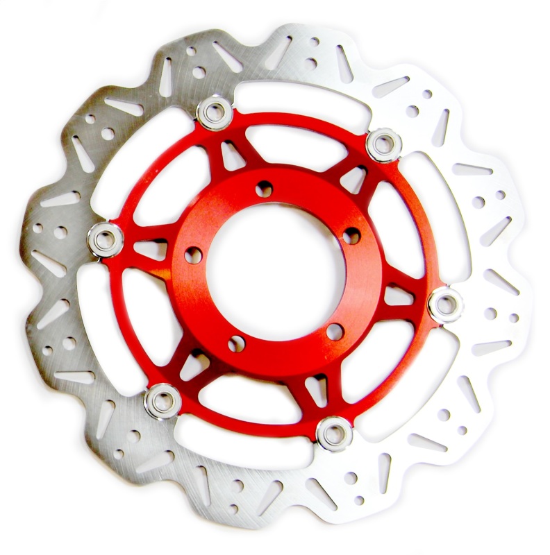 EBC 06-08 Triumph Hinckley Daytona 675 Front Left/Right Vee Floating Red Rotor