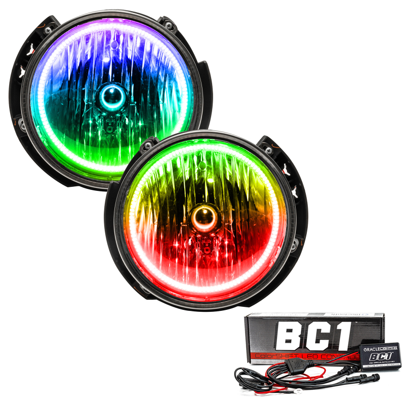 Oracle 07-16 Jeep Wrangler JK SMD HL - ColorSHIFT w/ BC1 Controller thumbnail 2