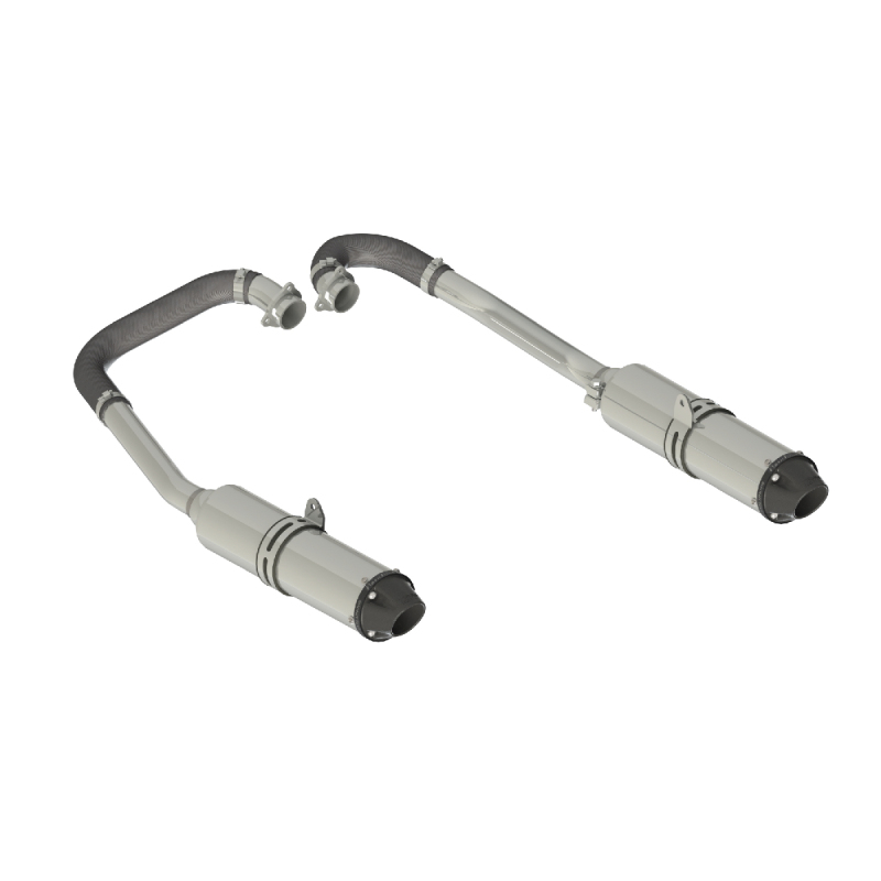 MBRP Powersports Slip-on Exhaust w/ Performance Mufflers