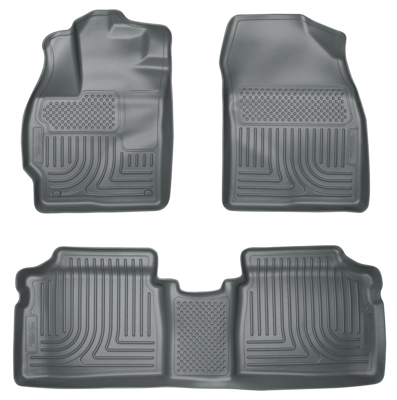 Husky Liners 10-12 Toyota Prius WeatherBeater Combo Gray Floor Liners thumbnail 2