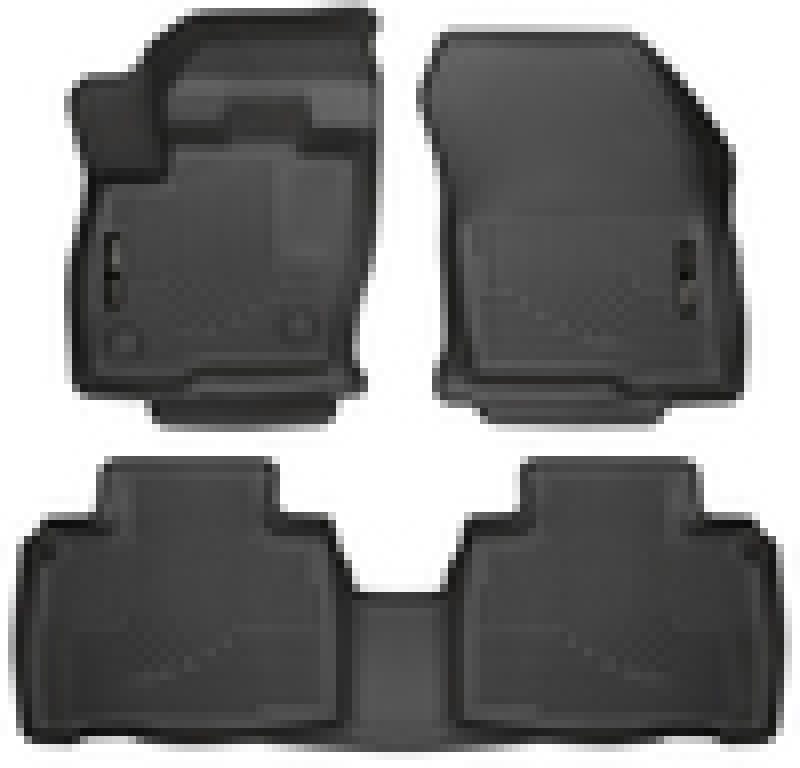 Husky Liners 2015 Ford Edge WeatherBeater Front & 2nd Row Combo Black Floor Liners thumbnail 6