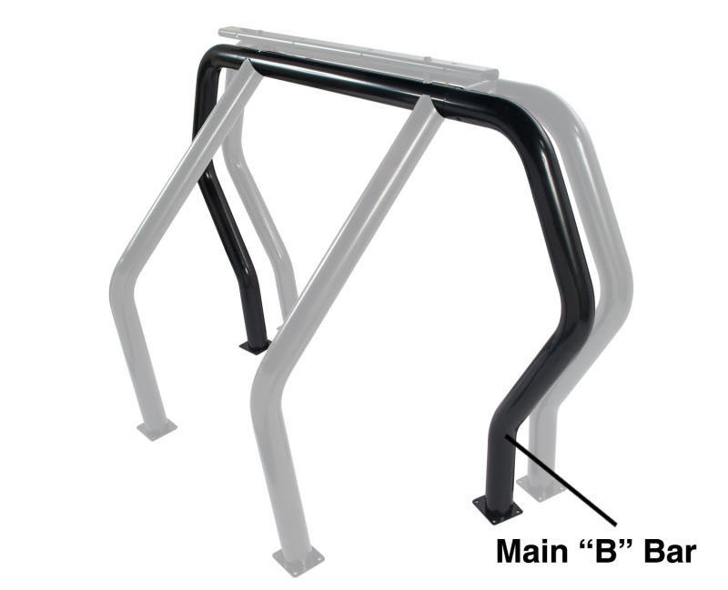 Go Rhino 88-98 Chevy/GMC C /K Series RHINO! Bed Bar Complete Kit w/Main Bar + Kickers (2x gor90001B, 1x gor90002B, 2x gor9560B) thumbnail 3
