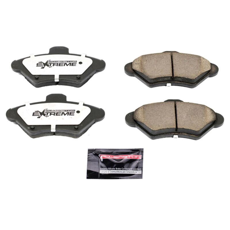 Power Stop 94-98 Ford Mustang Front Z26 Extreme Street Brake Pads w/Hardware thumbnail 2