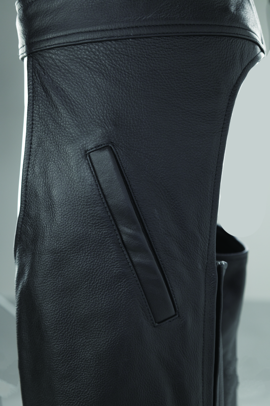 Kuryakyn Leather By River Road Plains Leather Chaps Black - Large thumbnail 7