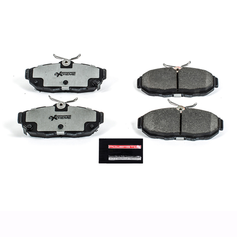 Power Stop 11-14 Ford Mustang Rear Z26 Extreme Street Brake Pads w/Hardware thumbnail 2