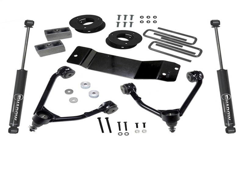 Superlift 07-16 Chevy Silv 1500 4WD 3.5in Lift Kit w/ Cast Steel Control Arms & Rear Shocks thumbnail 5