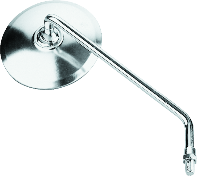 BikeMaster Round Mirror 10mm Left - Stainless thumbnail 3