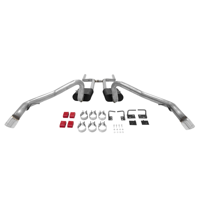 Flowmaster 62-67 Chevrolet Nova 2.5in. American Thunder Kit SS Crossmember-Back Exhaust System
