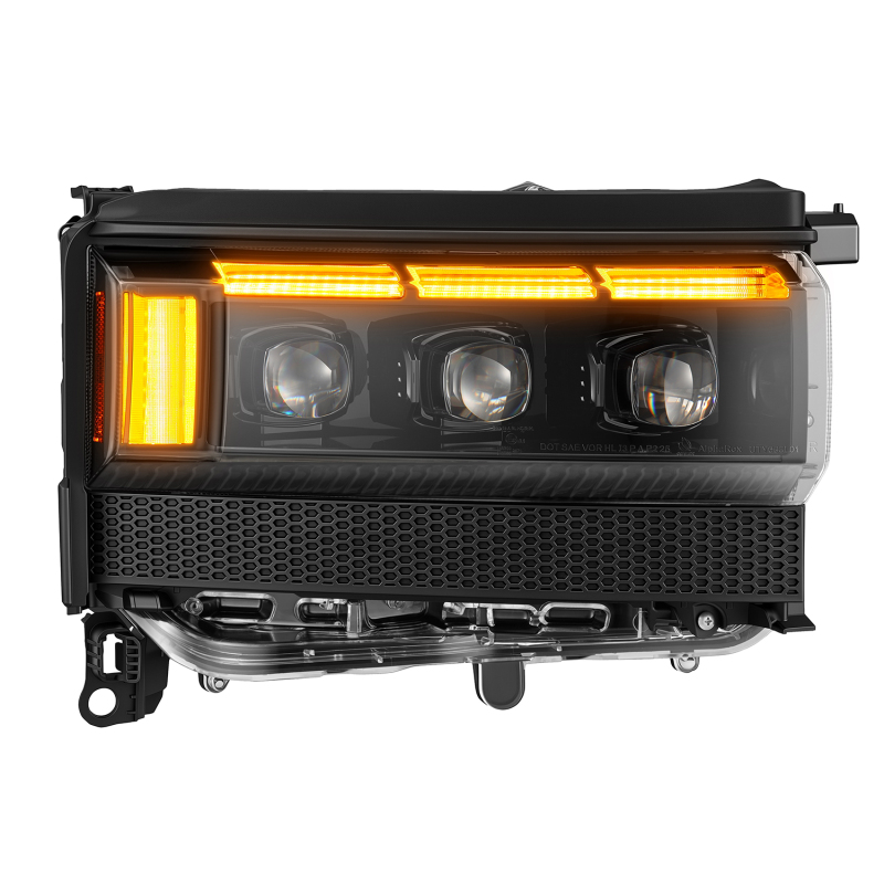 AlphaRex 24-26 Toyota LC250 NOVA LED Proj Headlight Alpha Blk w/Activ Light/Seq Signal/Switchback thumbnail 3
