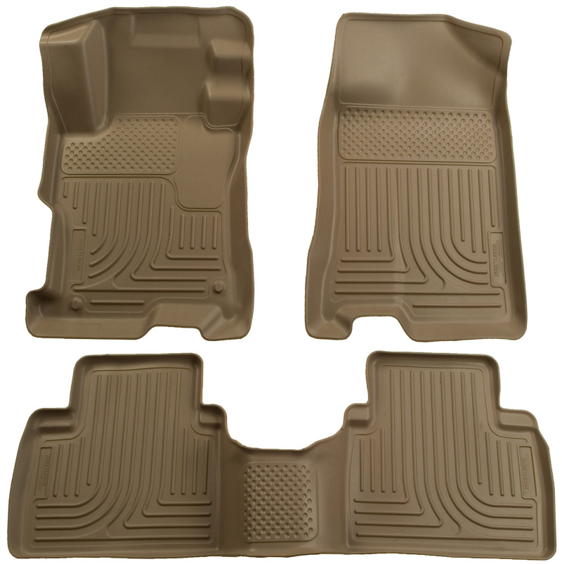 Husky Liners 04-09 Toyota Prius WeatherBeater Combo Tan Floor Liners thumbnail 2