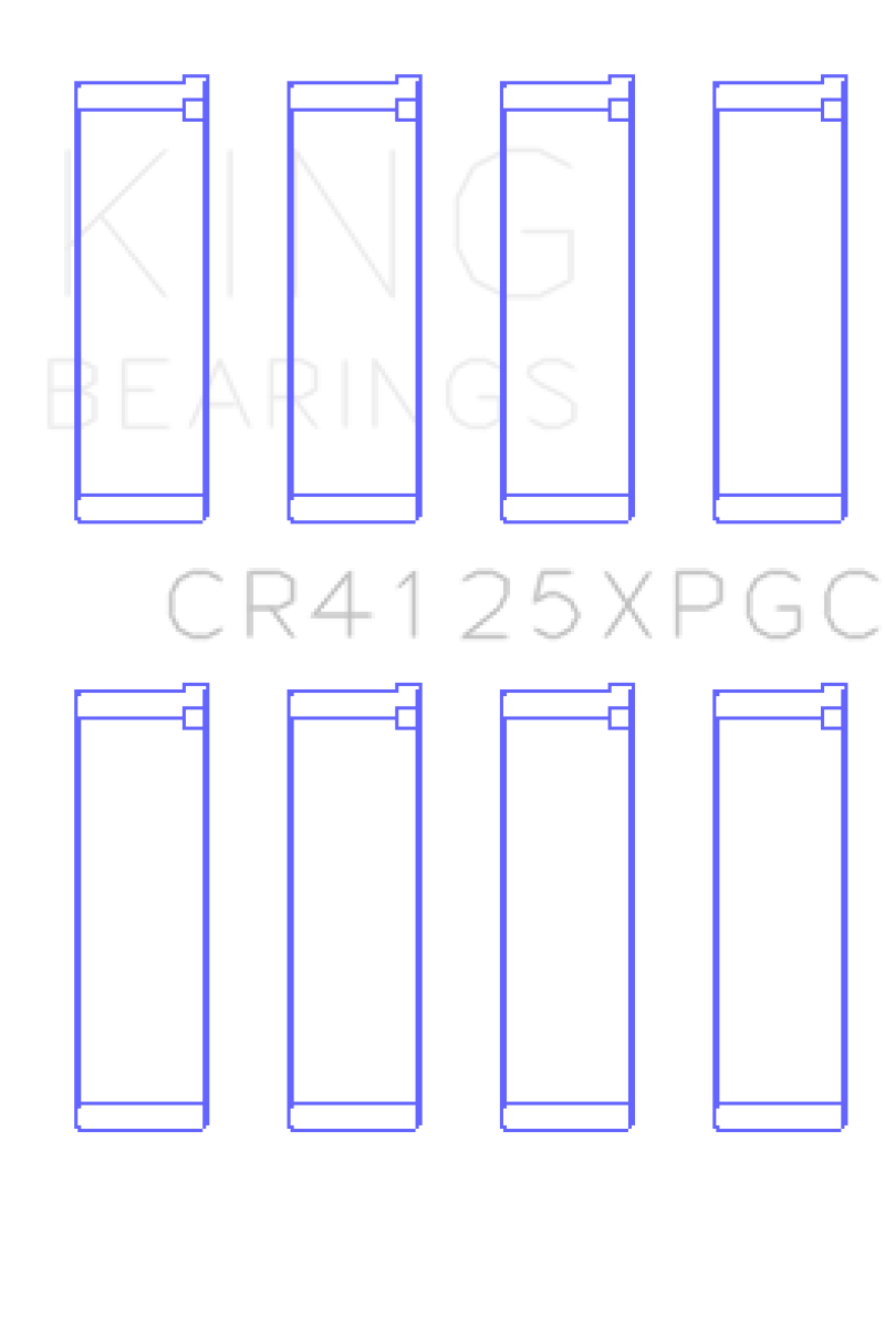 King Engine Bearings Subaru EJ20/EJ22/EJ25 pMaxKote Performance Rod Bearing Set - Size +.026mm thumbnail 3