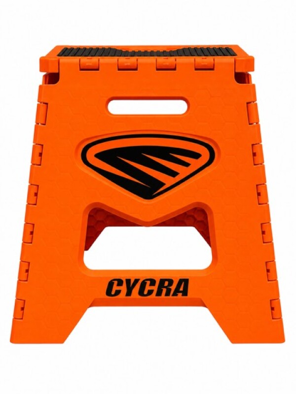 Cycra Fold Up Motostand Orange W/Decal thumbnail 4