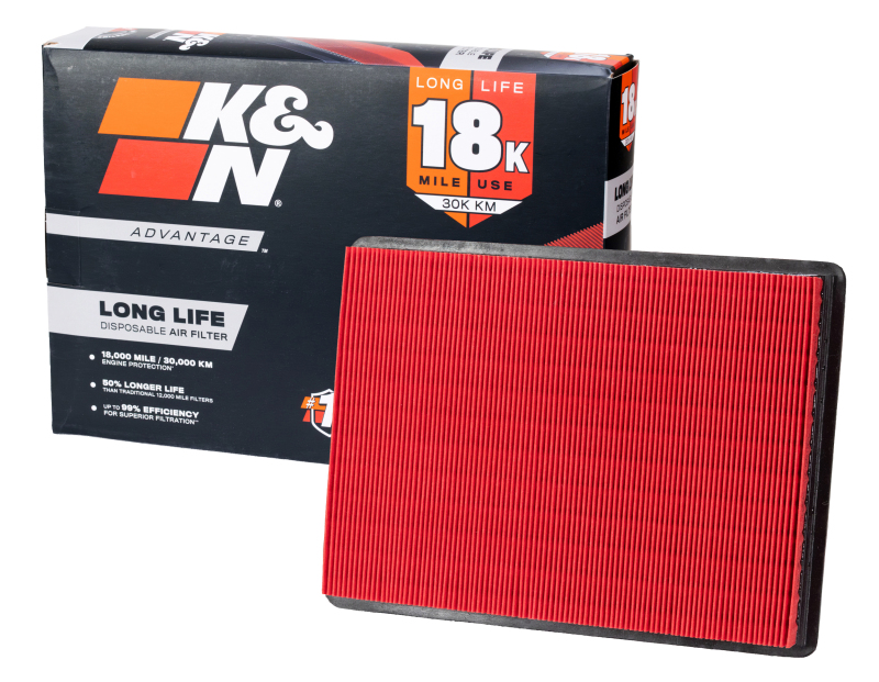 K&N Advantage Air Filter 18K Miles Pontiac 99-08 Chevrolet 00-05 Buick 99-05 thumbnail 3