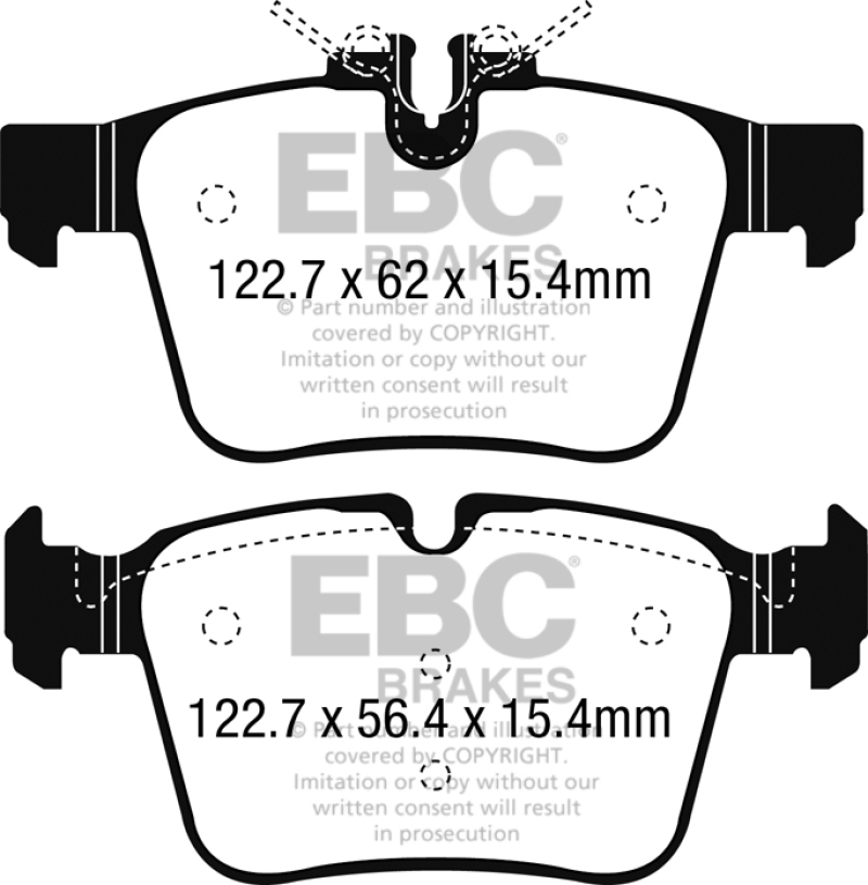EBC S12 Brake Pad and Rotor Kit (1x ebcDP32215C, 1x ebcRK2175) thumbnail 4