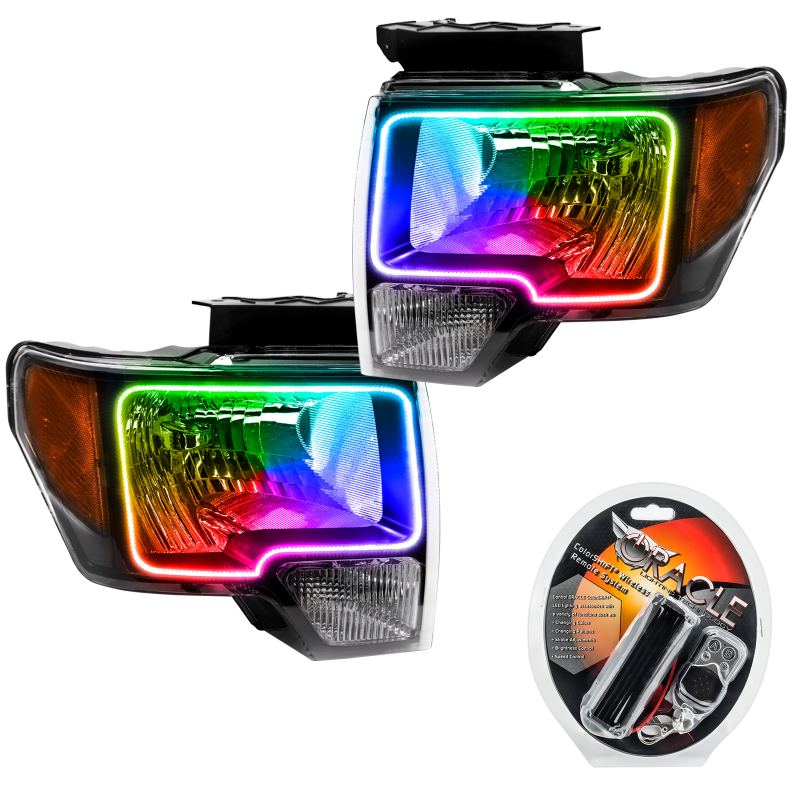 Oracle 09-14 Ford F-150 LED HL - Black - ColorSHIFT thumbnail 2