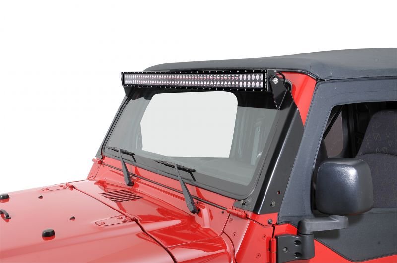 KC HiLiTES 97-06 Jeep TJ Overhead Mount Bracket Set for 50in. C-Series/Gravity Pro6 LED Light Bars thumbnail 4