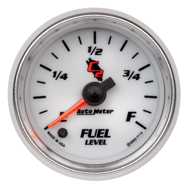 Autometer C2 52mm Electronic Programmable Empty to Full Fuel Level Gauge thumbnail 9