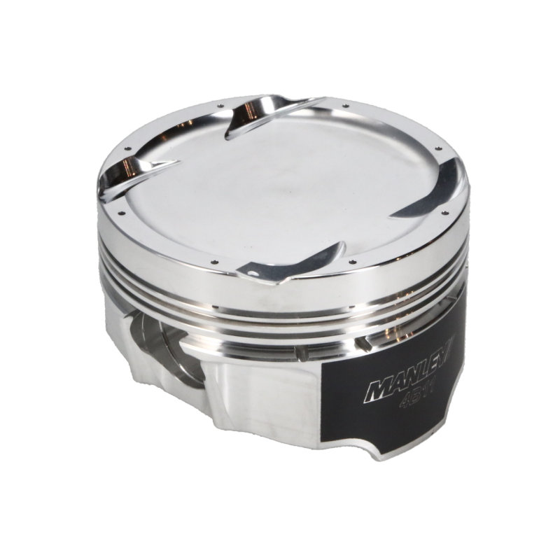 Manley 08+ Mitsubishi 4B11T 86mm STD -11cc Dome 9.0:1 CR Turbo Tuff Series Piston Set w/ Rings thumbnail 6