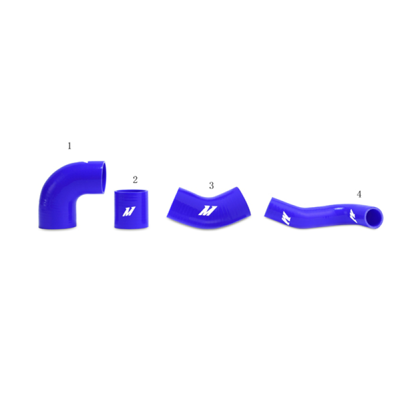 Mishimoto Mitsubishi Lancer Evolution 7/8/9 BLUE Upper Intercooler Pipe Kit thumbnail 7